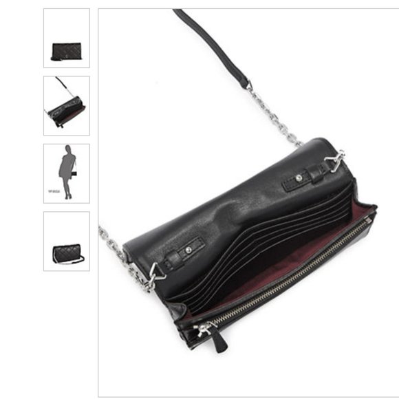 BNWT MARC JACOBS DOUBLE J QUILTED LAMBSKIN LEATHER WALLET CLUTCH… - Picture 4 of 12